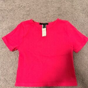 Forever 21 Hot Pink Short Sleeve Tee